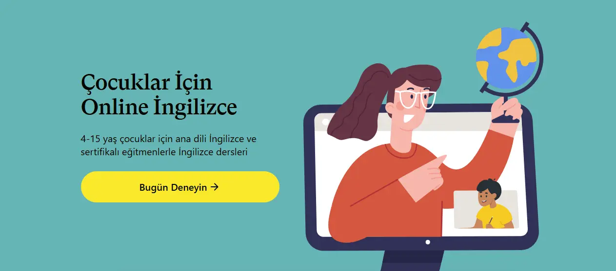 Cambly Kids çocuk online İngilizce platformu Türkiye landing sayfası